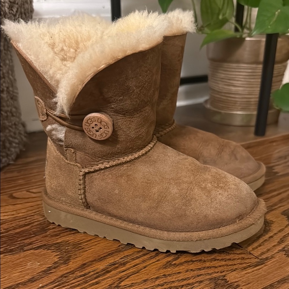 UGG Tan Shearling Boots
